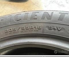 2 Gomme 205/55 R16 91V GoodYear Estive 85% residui