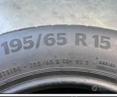 2 Gomme 195/65 R15 91T Continental 90% residui