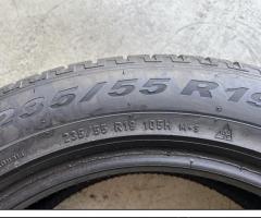 4 Gomme 235/55 R19 Pirelli invernali 80% residui