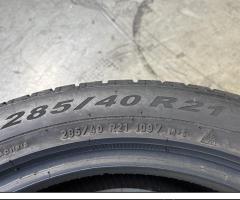 4 Gomme 285/40 R21 Pirelli invernali 80% residui - 3