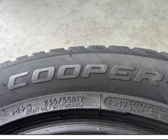 4 Gomme 235/55 R17 103V Cooper invernali85%residui