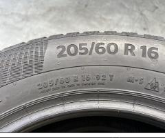 2 Gomme 205/60 R16 Continental invernali95%residui