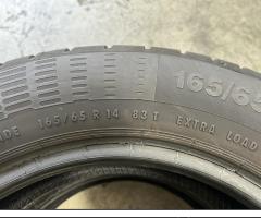 2 Gomme 165/65 R14 Coontinental estive 80%residui