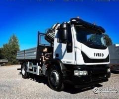 Iveco 180E25 k Rib e gru pronta consegna