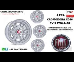 Cromodora CD66 7x13 et10 4x98 Fiat 124 128 e altre - 1