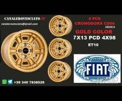 Cromodora CD66 7x13  ORO 4x98 Fiat 124 128 X1/9