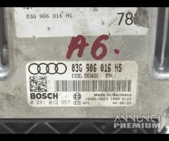 CENTRALINA MOTORE ECU AUDI A6 C6 2.0 D 2004-2008 0 - 6