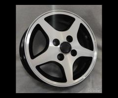 CERCHI LEGA STAR NERO DIAMANTE 5X13 4x98  FIAT