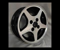 CERCHI LEGA STAR NERO DIAMANTE 5X13 4x98  FIAT - 6