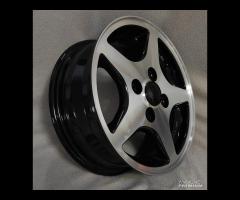 CERCHI LEGA STAR NERO DIAMANTE 5X13 4x98  FIAT - 7