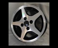 CERCHI LEGA STAR NERO DIAMANTE 5X13 4x98  FIAT - 10