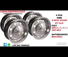 Cerchi CMR 4,5x12 4x190 fiat 500 n d l f r 4x190 - 1