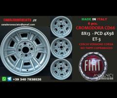 4 Cerchi cromodora CD66 CD80 CORSA 8x13 4x98 FIAT - 1