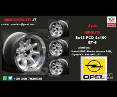 Cerchi minilite 8x 13 4x100 et-6 OPEL