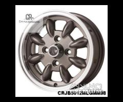 Cerchi minilite 5x12 fiat 4x98 126 600 850 - 2