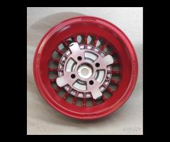 Cerchi grifo 12 pollici 4x98 ROSSO fiat 126 - 6