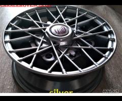 Cerchi RAY SILVER 4,5x12 4x190 fiat 500 l f r - 6