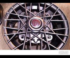 Cerchi RAY SILVER 4,5x12 4x190 fiat 500 l f r - 14