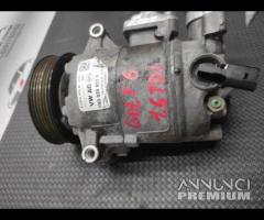 COMPRESSORE A/C VOLKSWAGEN GOLF 6 BERLINA MOTORE C - 12