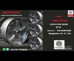 Cerchi EMPI 15 5x205 Vw kafer maggiolino BULLI t1 - 1