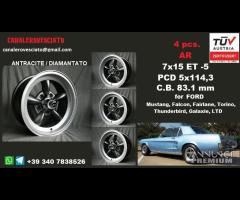 Cerchi FORD AR 7x15 MUSTANG FALCON TORINO FAIRLANE - 1