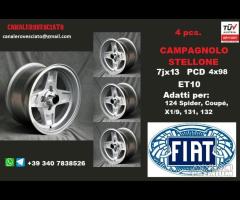 Campagnolo stellone 7x13 et10 4x98 Fiat 124 128 - 1