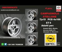 Campagnolo stellone 7x13 4x100 Opel Ascona GT cors - 1