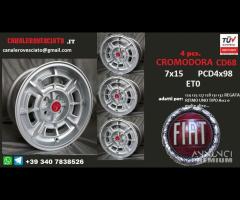 Cerchi cromodora cd68 7x15 et0 Fiat TUV fiat - 1