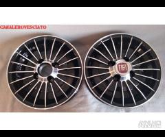 Cerchi grifo 4,5x 12 4x98 neri bianchi fiat 126 - 8