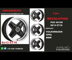 Cerchi revolite 6x 13 et16 4x100 vw opel bmw - 1