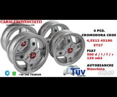 Cerchi Cromodora CD30 4,5x12 4x190 fiat 500 l f r