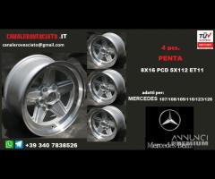 Cerchi AMG penta 8x 16 5x112 et11 mercedes - 1