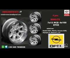 Minilite 7x 13 4x100 ET05 OPEL