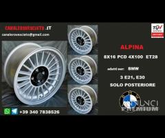 Cerchio alpina 8x16 4x100 et28 bmw