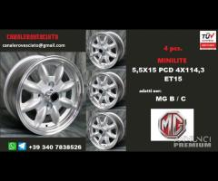 Cerchi minilite 5,5x15 4x114,3 et15 mg - 1