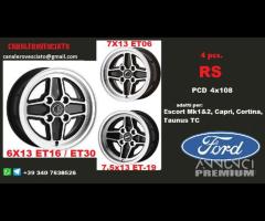 Cerchi Ford RS 6x13 7x13 7.5x13 4x108 - 1