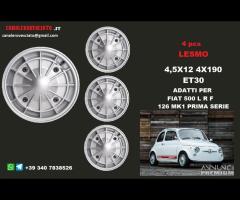 Cerchi Campagnolo Lesmo 4,5x 12 fiat 500 l f r