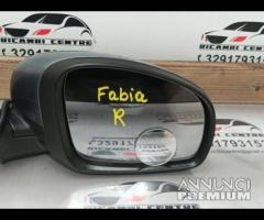 SPECCHIETTO RETROVISORE DESTRA  SKODA FABIA 2 5J28 - 6