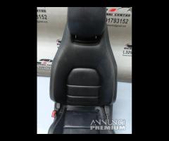 SEDIA ANTERIORE SINISTRO IN PELLE NERA MERCEDES W2 - 13