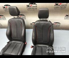 SEDILI ANTERIORI IN PELLE NERA BMW F20 2012 MSPORT