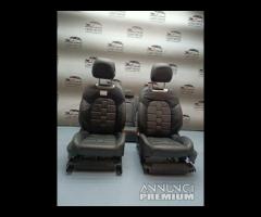 SET SEDILI IN PELLE NERA CITROEN DS5 2015 BERLINA - 15