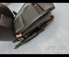 SEDIA IN PELLE NERA ANTERIORE SINISTRA BMW E90 E91 - 6