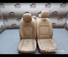 SEDILI IN PELLE BEIGE BMW SERIE 7 F01 2011 BERLINA