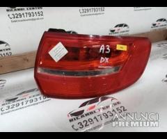 Faro fanale stop posteriore destro audi a3 sportba - 7