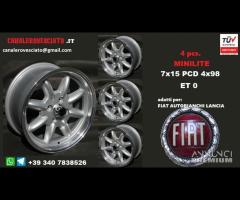 Cerchi minilite 15 pollici 4x98 Fiat 500 - 1