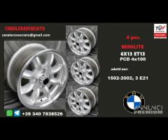 MINILITE 6x13 13 4X100 et13 BMW 1502 - 2002 3 E21