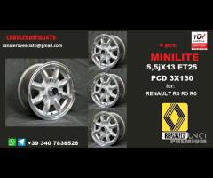 Cerchi Minilite R4 R5 R6 R7 rodeo renault - 1