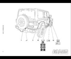 Kit Gancio Traino Vert Westfalia Jeep Wrangler - 4