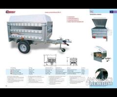 Rimorchio trasporto Cani Cresci TC nuovo