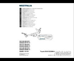 Kit Gancio Traino Vert Westfalia Toyota Rav4 2006- - 6